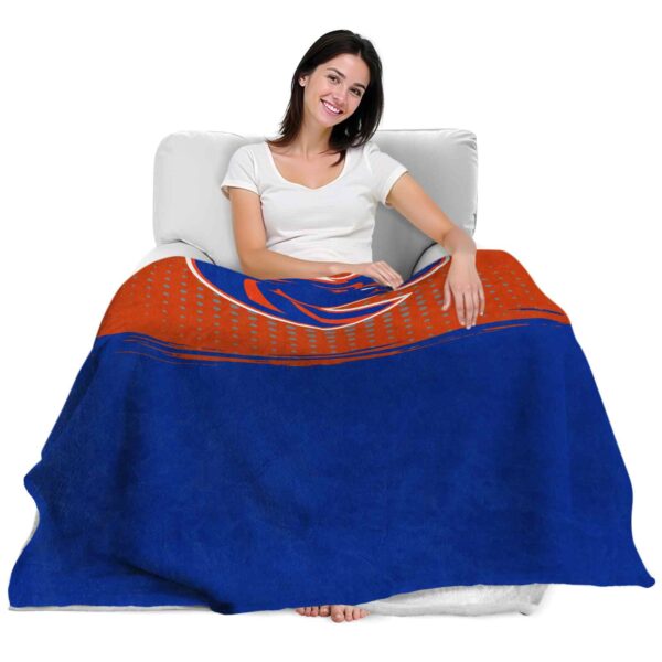 boise state broncos gradient dots orange blanket latest model