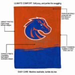 boise state broncos gradient dots orange blanket new arrival