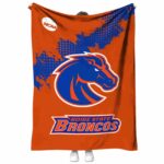 Boise State Broncos Grunge Texture Orange Blanket 1 boise state broncos grunge texture orange blanket best selling