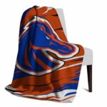 boise state broncos paint streaks orange white blanket top rated