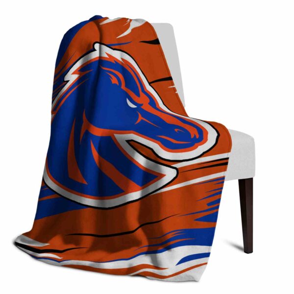 boise state broncos paint streaks orange white blanket top rated