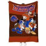 boise state broncos three musketeers orange blanket best selling