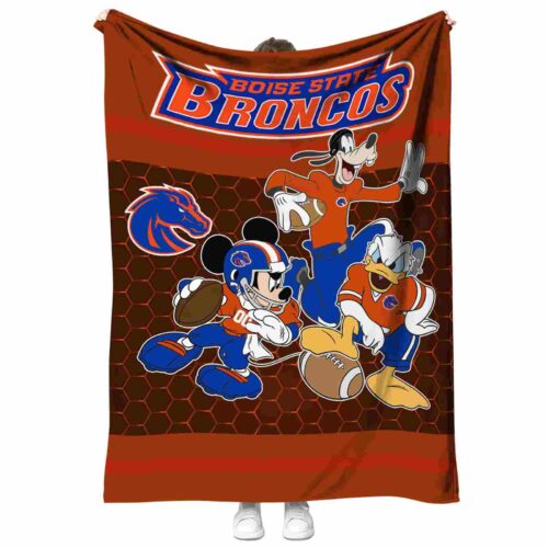 boise state broncos three musketeers orange blanket best selling
