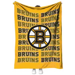 boston bruins fan pride gold blanket best selling