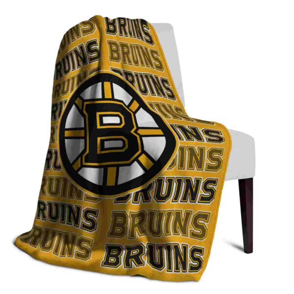 boston bruins fan pride gold blanket top rated