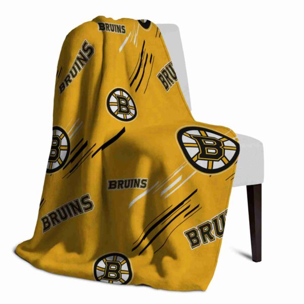 boston bruins fan spirit gold blanket top rated