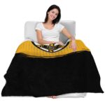 boston bruins gradient dots gold blanket latest model