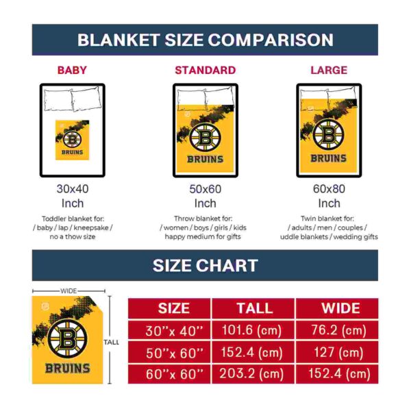 boston bruins grunge texture gold blanket trendy