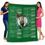 boston celtics fan pride green blanket fashion forward