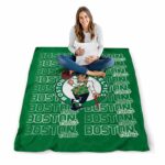 boston celtics fan pride green blanket high quality
