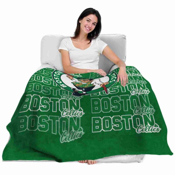boston celtics fan pride green blanket latest model