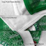boston celtics fan pride green blanket premium grade