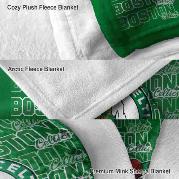 boston celtics fan pride green blanket premium grade