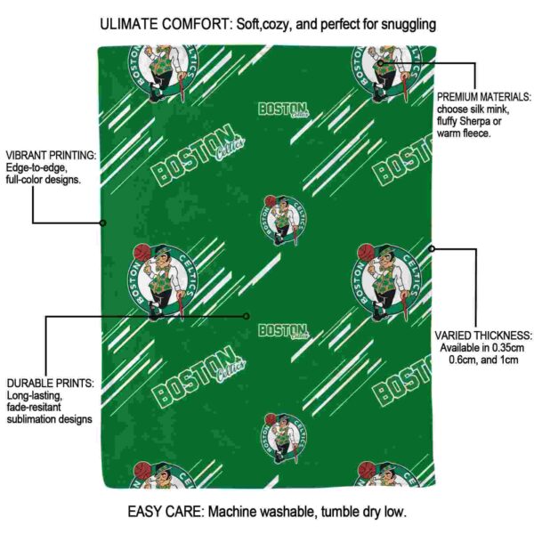 boston celtics fan spirit green blanket new arrival