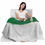boston celtics gradient dots green blanket best selling