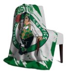 boston celtics splatter effect green blanket top rated