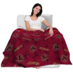 boston college eagles diehard fans maroon blanket latest model