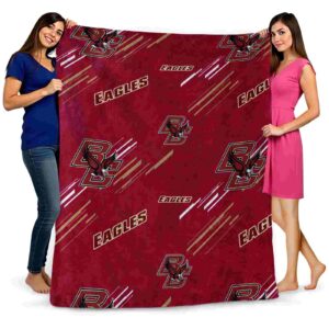 boston college eagles fan spirit maroon blanket fashion forward