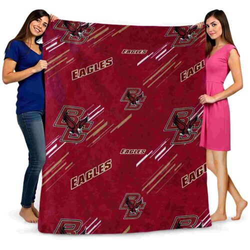 boston college eagles fan spirit maroon blanket fashion forward