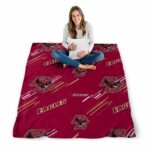 boston college eagles fan spirit maroon blanket high quality