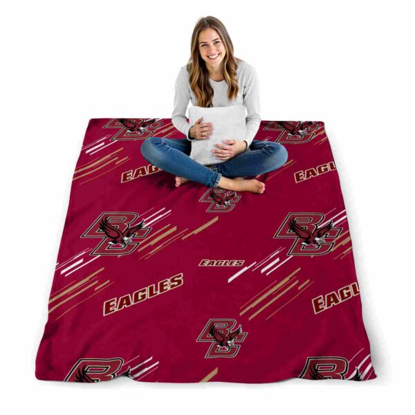 boston college eagles fan spirit maroon blanket high quality