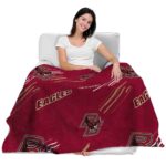boston college eagles fan spirit maroon blanket latest model
