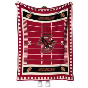 boston college eagles football field maroon blanket best selling