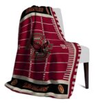 boston college eagles football field maroon blanket top rated