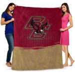 boston college eagles gradient dots maroon blanket best selling