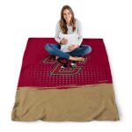 boston college eagles gradient dots maroon blanket best selling
