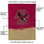 boston college eagles gradient dots maroon blanket best selling