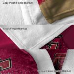 boston college eagles gradient dots maroon blanket best selling