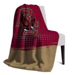 boston college eagles gradient dots maroon blanket best selling