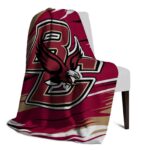 boston college eagles paint streaks maroon white blanket top rated