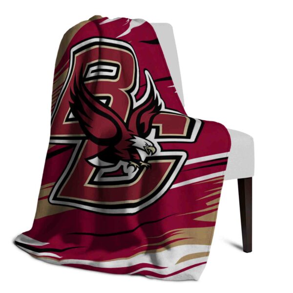 boston college eagles paint streaks maroon white blanket top rated