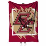 boston college eagles splatter effect maroon blanket best selling