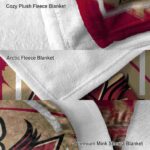 boston college eagles splatter effect maroon blanket premium grade