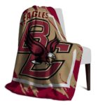 boston college eagles splatter effect maroon blanket top rated
