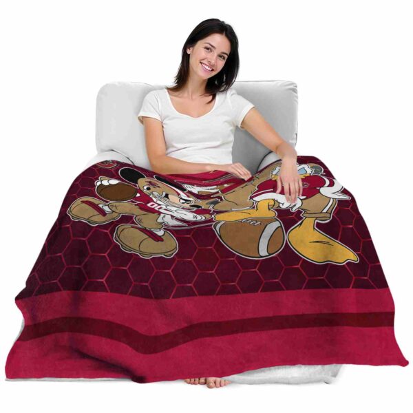 boston college eagles three musketeers maroon blanket latest model