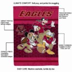 boston college eagles three musketeers maroon blanket new arrival