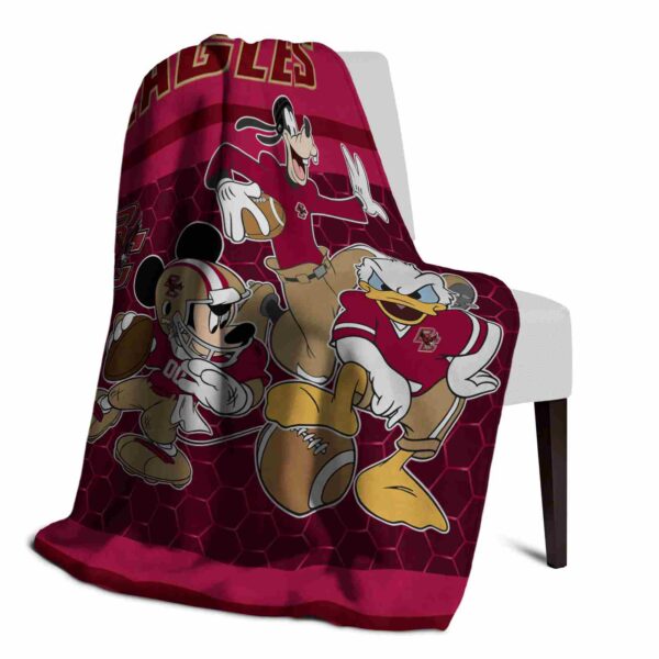 boston college eagles three musketeers maroon blanket top rated