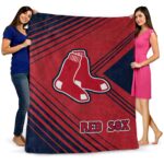 boston red sox diagonal stripes red blanket fashion forward