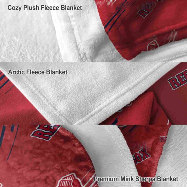 boston red sox fan spirit red blanket premium grade