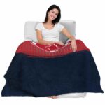 boston red sox gradient dots red blanket latest model