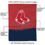 boston red sox gradient dots red blanket new arrival