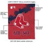 boston red sox grunge texture red blanket new arrival