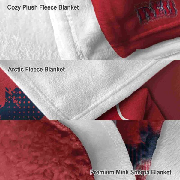 boston red sox grunge texture red blanket premium grade