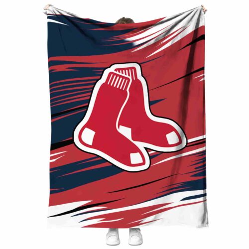 boston red sox paint streaks red white blanket best selling