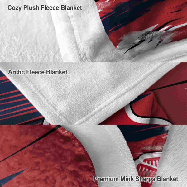 boston red sox paint streaks red white blanket premium grade