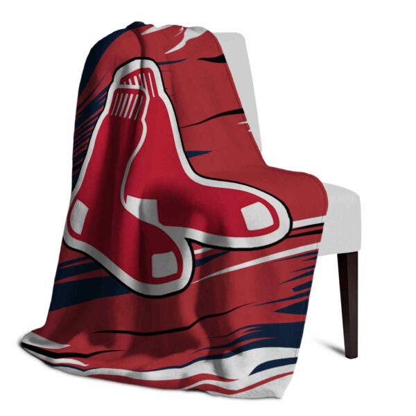boston red sox paint streaks red white blanket top rated